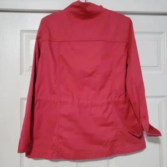 Talbots Twill Safari Jacket PM - Picture 3 of 4